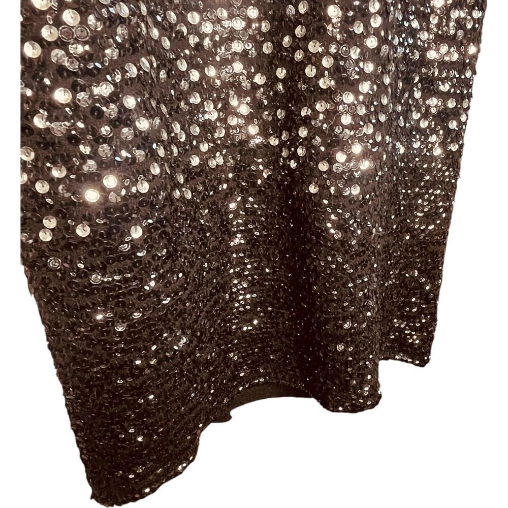 Adrienne Vittadini Sequins Ombre Mini Dress - Picture 8 of 10